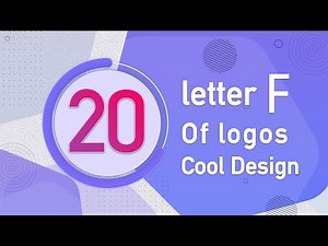 20 F letter logos 2021 | F Letter logo design | F logo 2021| adobe illustrator