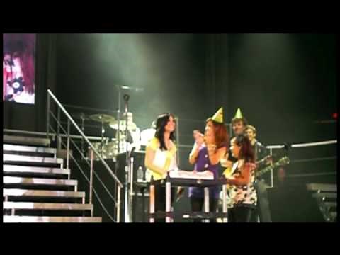 Happy Birthday Surprise for Demi w/ Jonas Brothers and Her Sisters