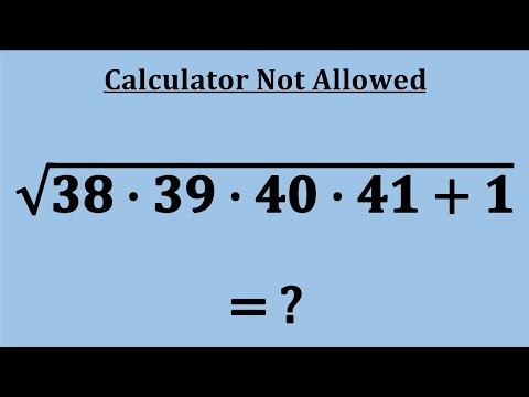 Nice Square Root Simplification Math Problem | Calculator Not Allowed | Can You Solve?