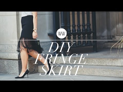 How to Make a Fringe Skirt | WITHWENDY