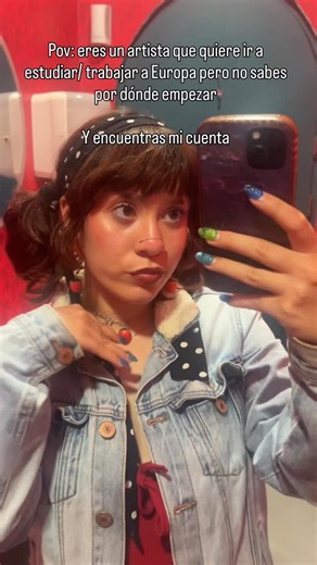 Leonora | Arte & estudiar afuera on Instagram: "Si este POV te habló directo, este espacio es para ti. No porque tenga todas las respuestas, sino porque yo también estuve ahí: queriendo estudiar o trabajar en Europa, con mil ideas, cero claridad y mucha información contradictoria 🧠 Aquí no vas a encontrar fórmulas mágicas ni promesas vacías. Lo que sí vas a encontrar es: 🪲 procesos reales 🪲 errores que ya cometí para que no tengas que repetirlos 🪲 contexto sobre portafolios, universidades y 