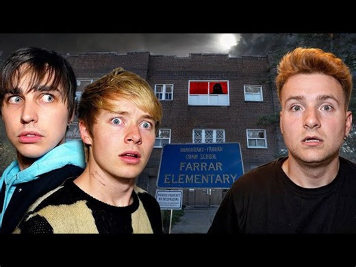 Ghost Hunting at Sam and Colby's Haunted School (Farrar School)