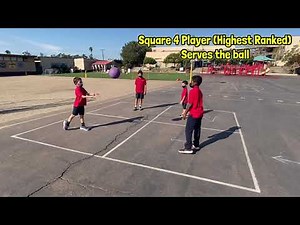 How to play 4 Square