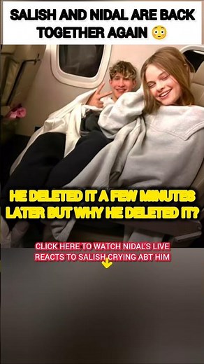 Salish Matter and Nidal Wonder are BACK TOGETHER?😳#nalish #shorts #trending #love #video #shortvideo