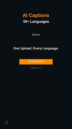 Zync AI Writes Captions in 30+ Languages #Shorts