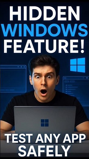 This Hidden Windows Feature Lets You Test Any App Safely ⚠️ #windows