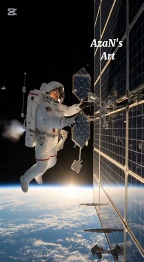 AI Engineer Fixing Satellite in Space .. BY AZAN AUTOMATION.