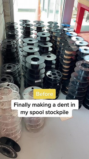 Repurposing Old Spools for 3D Printing Filament