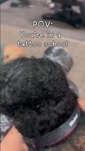 POV: Your First Day Tattooing in Tattoo School 🔥