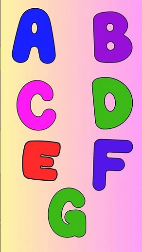 A B C D E F G – Sing Along l ABC Song for Toddlers #ABC song #alphabet song #preschool learning