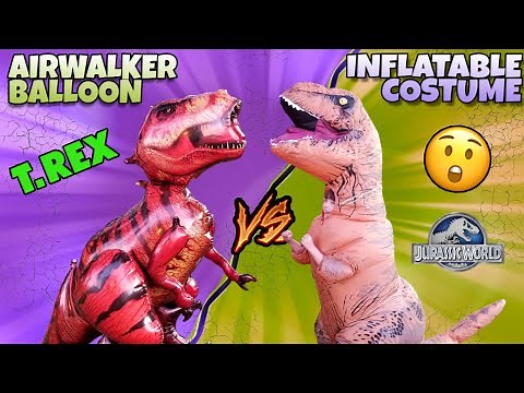 Inflatable Halloween Costume T Rex & Giant Dinosaur Airwalker BALLOON 2019 Target Sale
