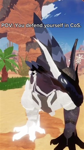 And suddenly it’s my fault they attacked first 😔 . . . Game: Creatures of Sonaria #fyp #robloxfyp #Contentcreator #creaturesofsonaria #caseoh