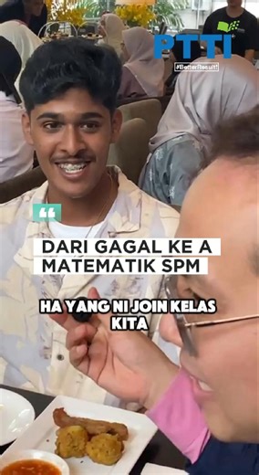 Murid Sir Fahmi berjaya ubah gagal ke A Matematik SPM  #PTTI #SPM #Batch07 | PTTI | Facebook