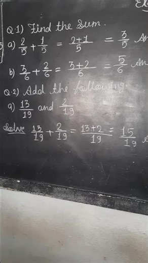 find the sum of fractions #fraction