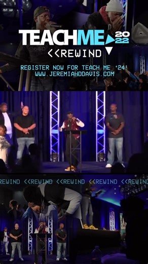25 reactions · 9 comments | Teach Me Conference creates atmospheres that make it possible to HEAR God at a level you’ve never done!! An entire people receives marching orders for The Future as often as we assemble!!!!!! Teach Me Conference is the room that prepares you for the right tables!!! Register NOW!!!!!!!!!!!!!! | Jeremiah Daniel Davis | Facebook