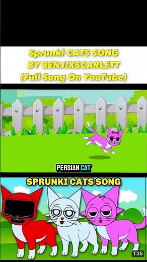 Sprunki Cats Song Animated Music Video by BENJIXSCARLETT