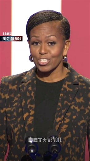 7.1K views · 4.2K reactions | “We as women will become collateral damage to your rage.” Still thinking about Michelle Obama’s hard-hitting words this weekend. Women’s health is on the line, and with only 8 days until election 2024, don’t sit this one out. We have work to do. #WeVoteBET | BET | Facebook