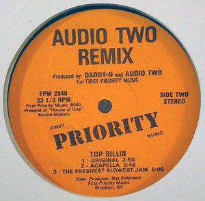 Audio Two - Top Billin (Remixes)