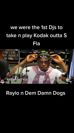 We were the 1st to take n play @kodakblack out of S Fla ! Real Djs do real thangs ! glad he made it #kodakblack #demdamndogs #fyp #raylo #floridamusic #uglycorner #pompano #projectbaby #palmbeqchcountylegend #recordbreqker