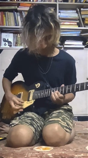 Crazy Little Thing Called Love Guitar Solo Cover #shorts #ytshorts #guitarcover