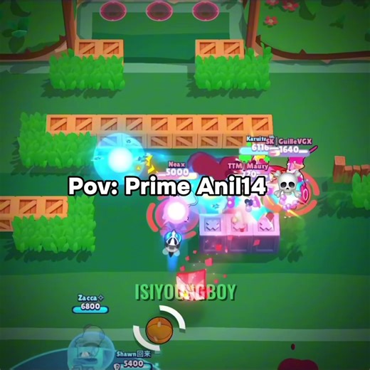 Prime Anil14 was scary ☠️🔥 #brawlstars #supercell #skill #fyp #viral | brawl stars