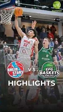 ProA: Rheinstars Köln vs. EPG Baskets Koblenz | Highlights 22/11/2025 #rheinstars #auerbergemedia