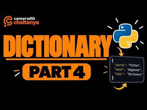 Python Dictionary Tutorial Part 4 | Python Problem Solving