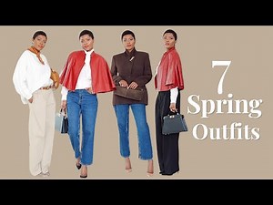 7 Spring Outfits That Always Look Polished | Elegant Spring Lookbook | ama loves beauty