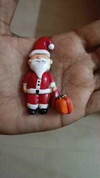 Making Santa with Clay 🎄 | Christmas Clay Art #Shorts