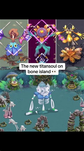 The new titansoul on bone island 👀 #titansoul #msm #mysingingmonster | bone island