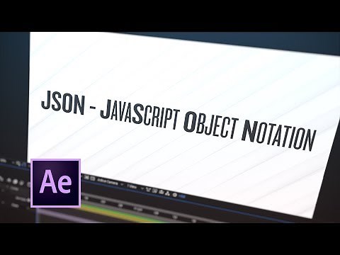 Tip 066 – How To Create a JSON File for After Effects