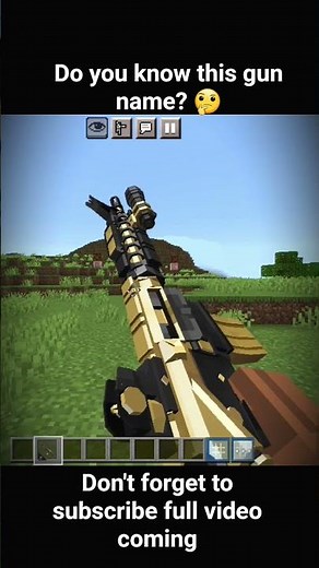 This Gun is INSANE in Minecraft 😳🔥 #ytshorts #shorts