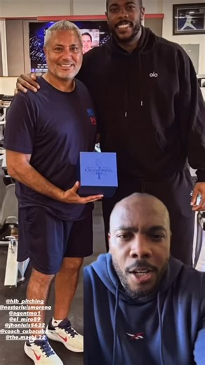 Aroldis Chapman le pide a su coach de pitcheo que se reporte antes del Spring Training 😂🔥🇨🇺 #beisbol #baseball | Con Las Bases Llenas