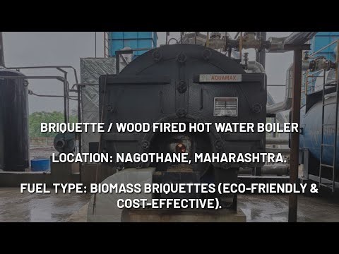 Briquette / Wood Fired Hot Water Boiler #Boilers #Briquetteboiler #HotWaterBoiler