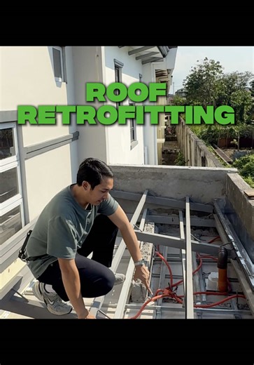 Pag ang bubong ay mababa ang SLOPE, Panigurado si client ay mawawalan ng HOPE 😢 Roof retrofitting at Tanza, Cavite 💚 #maccon #seeyounextproject #roofretrofit