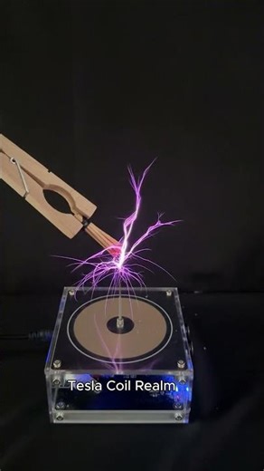 ⚡ The Power of the Tesla Coil #teslacoil #short #viral #experiment