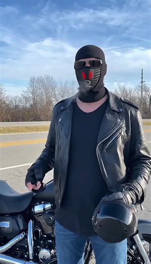 “Yo—your ride’s hard, but your face? Don’t let wind/dust turn it into a mess. This mask’s the plug: blocks the garbage, breathes easy, and makes you look like you just rolled off a movie set. Cop it before your next cruise. 🛞💀”