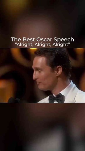 Matthew McConaughey's Oscar speech is the most honest award moment ever