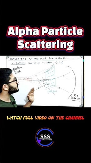 ALPHA PARTICLE SCATTERING #shorts #physics #csirnet #nuclearphysics #jestphysics