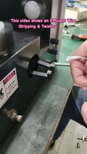 Efficient Wire Stripping & Twisting #WireProcessing• #Manufacturing• #IndustrialAutomation•