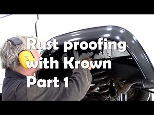 Rustproofing with Krown part 1. Prep work