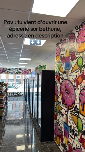 Épicerie nouvellement ouverte à Béthune