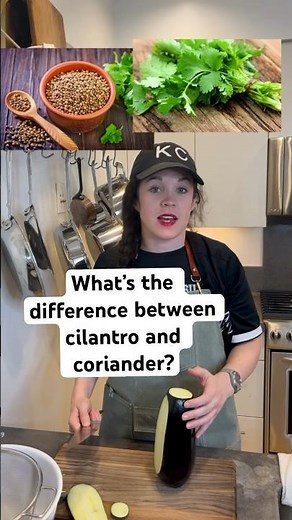 3. What’s the difference between cilantro and coriander? #foodfacts