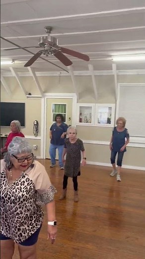 Love my Mondays line dancing with seniors at The Cibolo Senior Program.