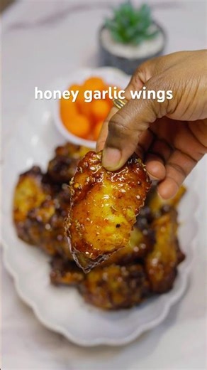Honey Garlic Wings #shorts