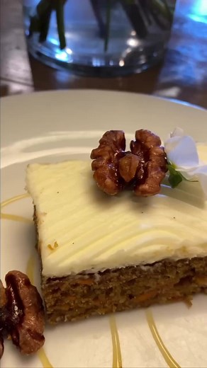 Have your cake and eat your veggies too. Carrot Cake 凌 — cream cheese frosting, citrus caramel, candied walnuts (gluten free) #Dessert #Carrotcake #GlutenFree #Perfect | The farmer's daughter restaurant | Facebook