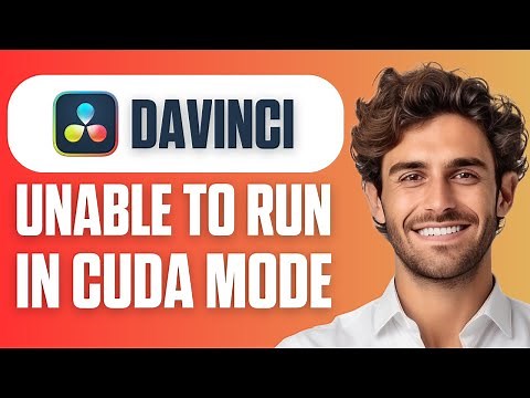 Fix DaVinci Resolve Is Unable To Run In Cuda Mode As The Installed Nvidia Driver Is Incompatible