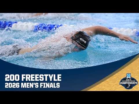 Men's 200 freestyle | 2026 NCAA swimming championships