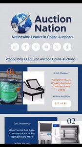 Today’s featured AZ online auctions! Bid at AuctionNation.com | Auction Nation