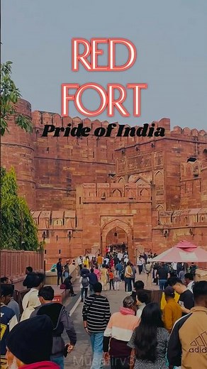 Red Fort :A Journey Through India’s Past🚩#redfort #delhi #india